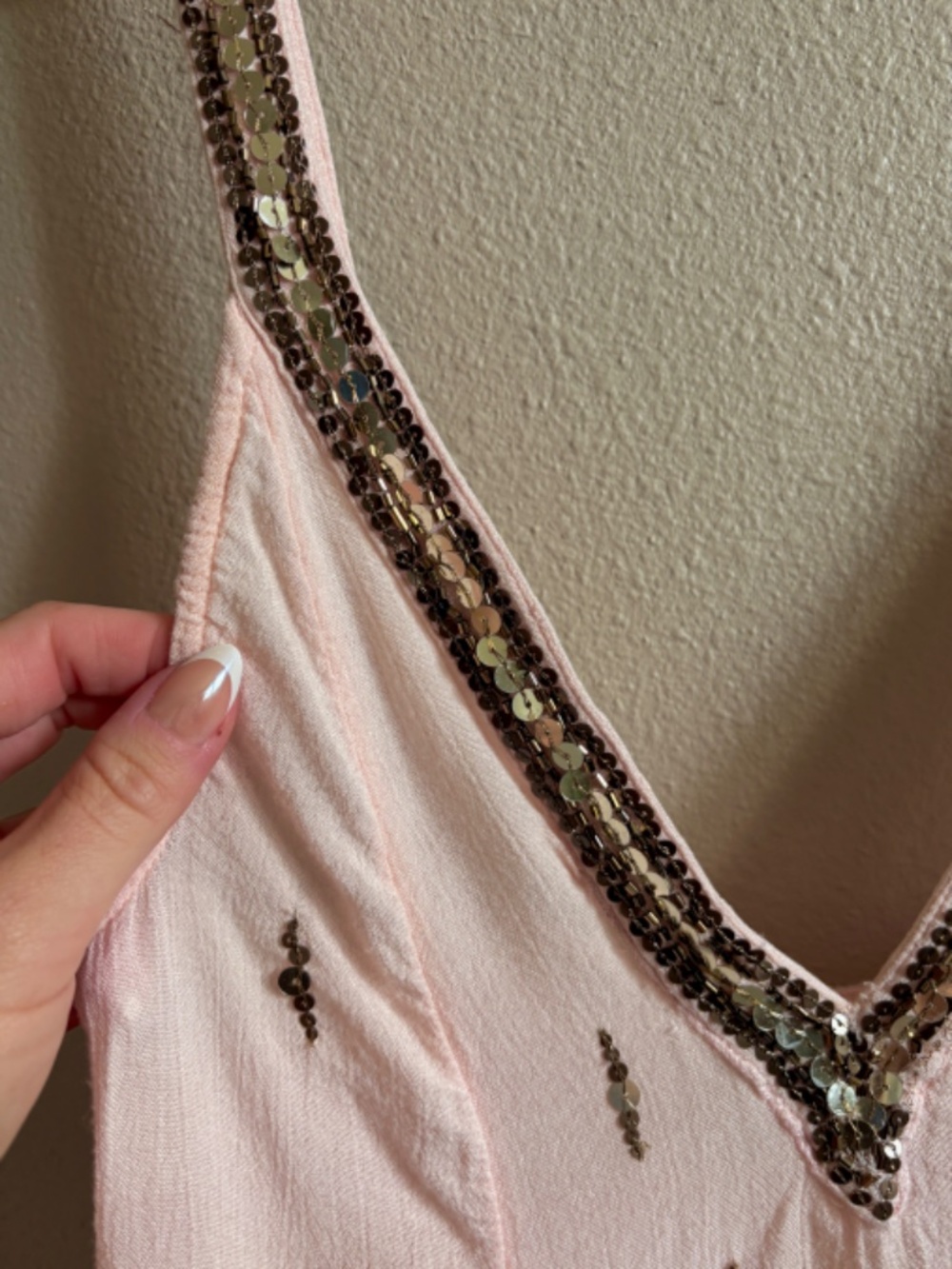 Free People Rising Sun Sequin Slip - Picture 6 of 8